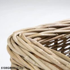 51 Degrees North Rattan Bed -Hundebedarfs Geschäft 51 degrees north rattan bed 209192 0500 none