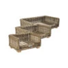 51 Degrees North Rattan Bed -Hundebedarfs Geschäft 51 degrees north rattan bed 216942 0500 none