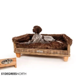 51 Degrees North Rattan Cover Bed -Hundebedarfs Geschäft 51 degrees north rattan cover bed 212411 0500 none