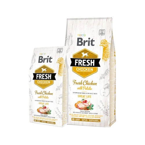Brit Fresh Chicken With Potato - Adult 3 Brit Fresh Chicken With Potato - Adult