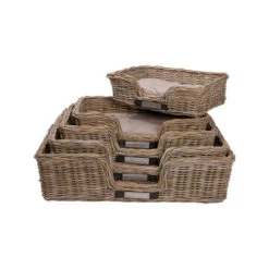 Happy House Weidenkorb Eckig -Hundebedarfs Geschäft happy house rieten mand recht 167221 0500 none