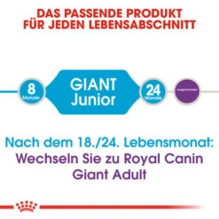 Royal Canin Giant Junior - Hundefutter -Hundebedarfs Geschäft royal canin giant junior 118197 0500 none