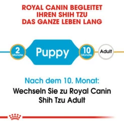 Royal Canin Shih Tzu Puppy - Hundefutter -Hundebedarfs Geschäft royal canin shih tzu junior hondenvoer 140384 0500 none