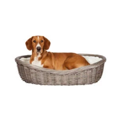 Trixie Weidekorb -Hundebedarfs Geschäft trixie rieten hondenmand grijs 193544 0500 none