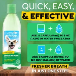 Hundebedarfs Geschäft -Hundebedarfs Geschäft tropiclean fresh breath water additive 221157 0500 none